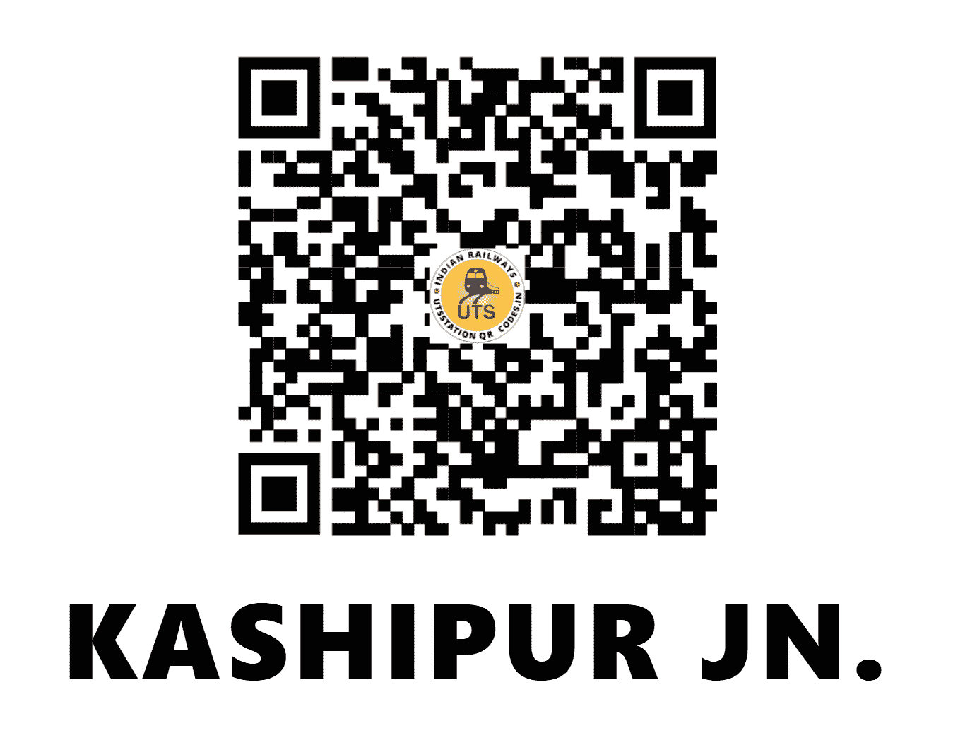 UTS QR Code for KASHIPUR JN. - KPV (NE - UTTARAKHAND)