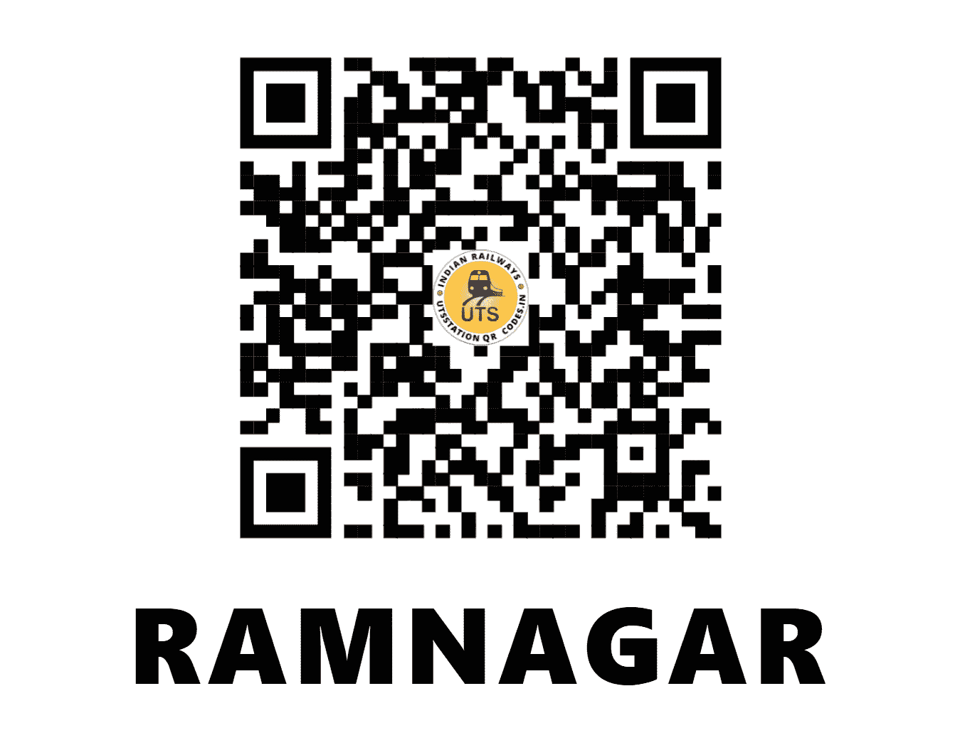 UTS QR Code for RAMNAGAR - RMR (NE - UTTARAKHAND)