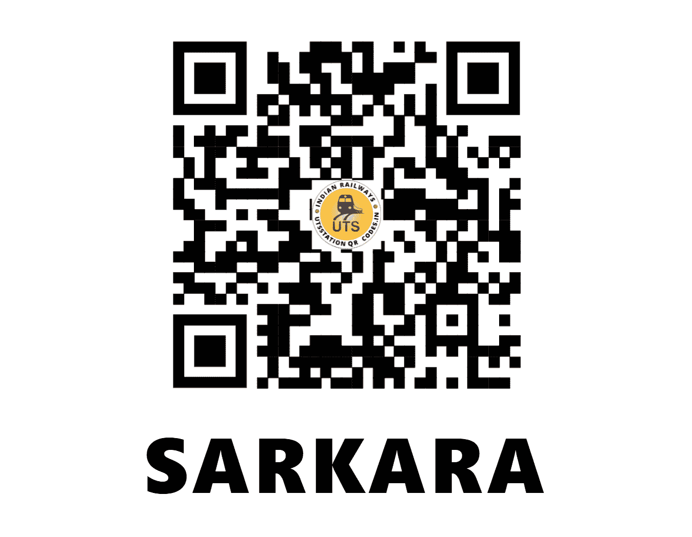 UTS QR Code for SARKARA - SKX (NE - UTTARAKHAND)