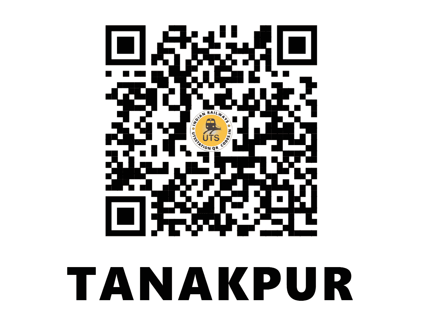 UTS QR Code for TANAKPUR - TPU (NE - UTTARAKHAND)