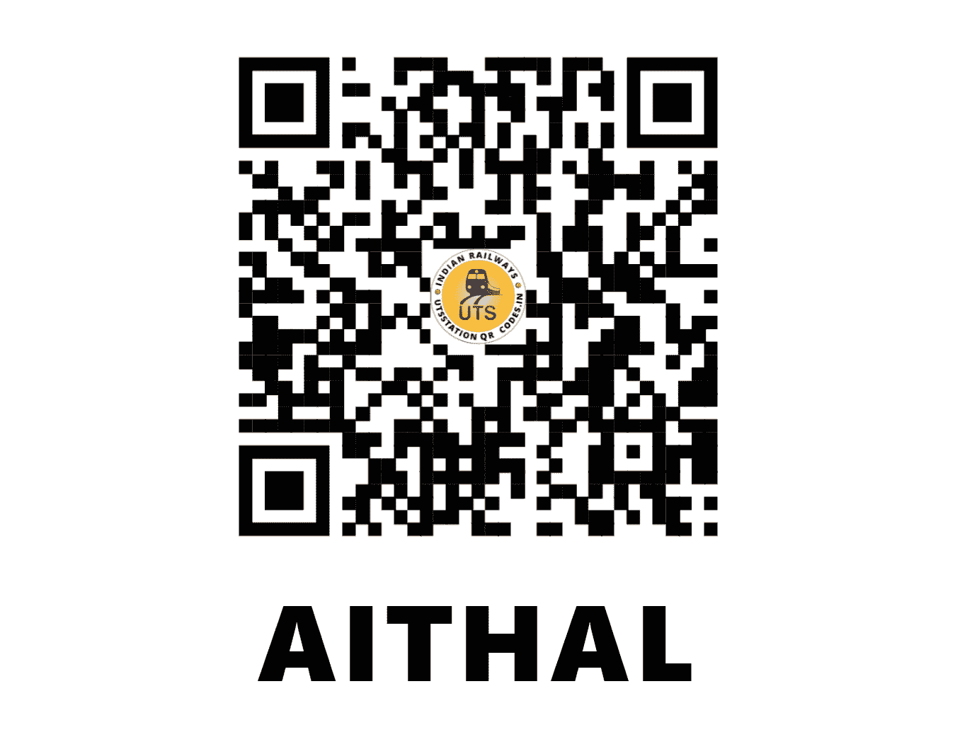 UTS QR Code for AITHAL - ATMO (NR - UTTARAKHAND)