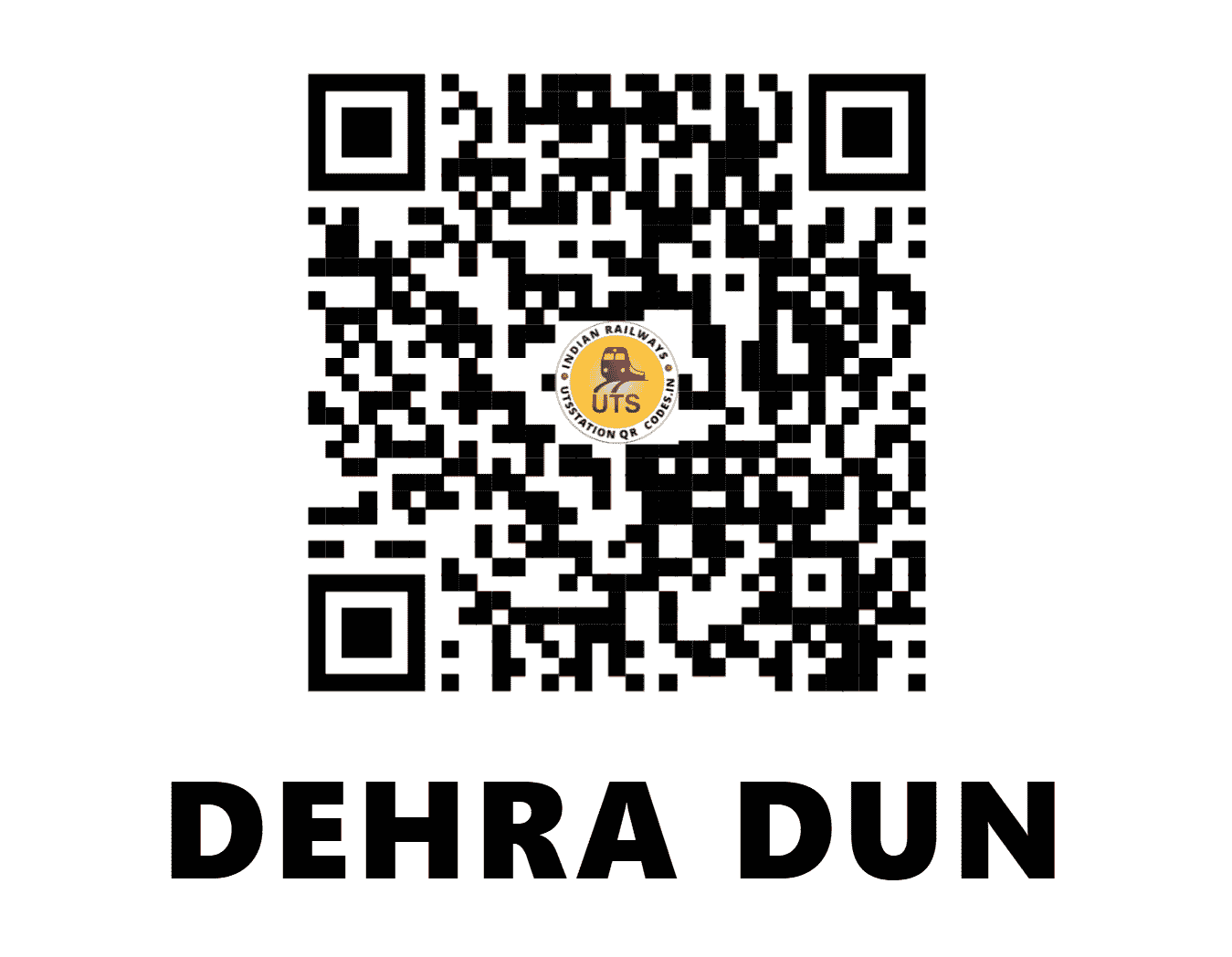 UTS QR Code for DEHRA DUN - DDN (NR - UTTARAKHAND)