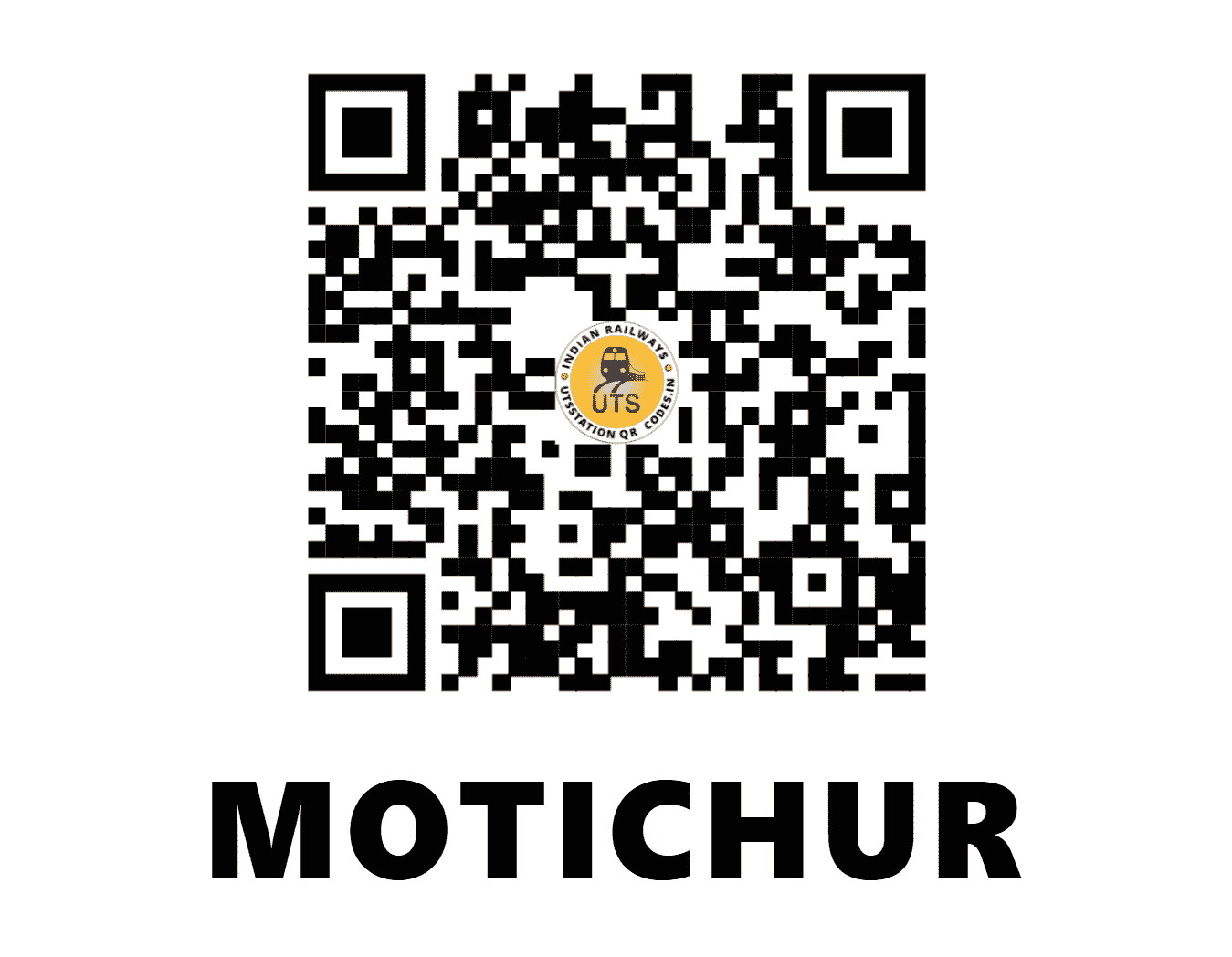 UTS QR Code for MOTICHUR - MOTC (NR - UTTARAKHAND)