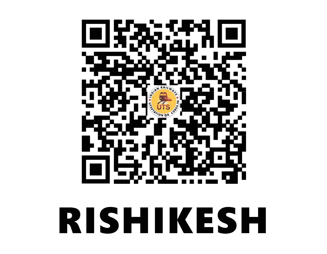 UTS QR Code for RISHIKESH - RKSH (NR - UTTARAKHAND)