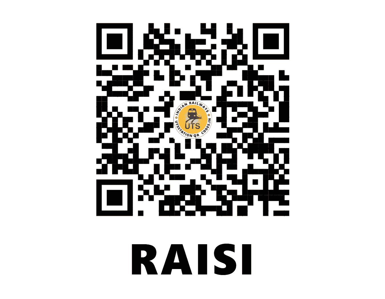 UTS QR Code for RAISI - RSI (NR - UTTARAKHAND)