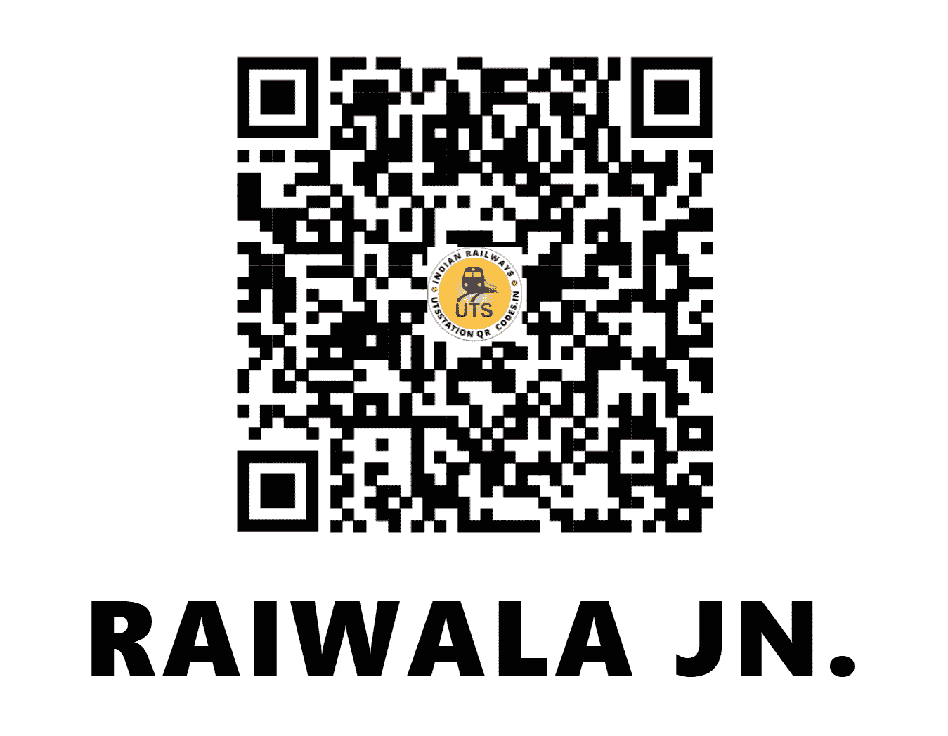 UTS QR Code for RAIWALA JN. - RWL (NR - UTTARAKHAND)
