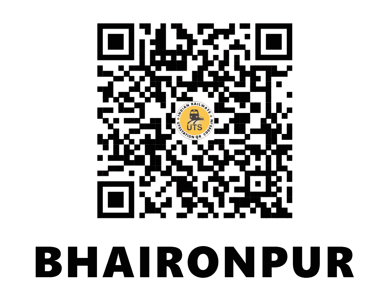 UTS QR Code for BHAIRONPUR - BIF (WC - )