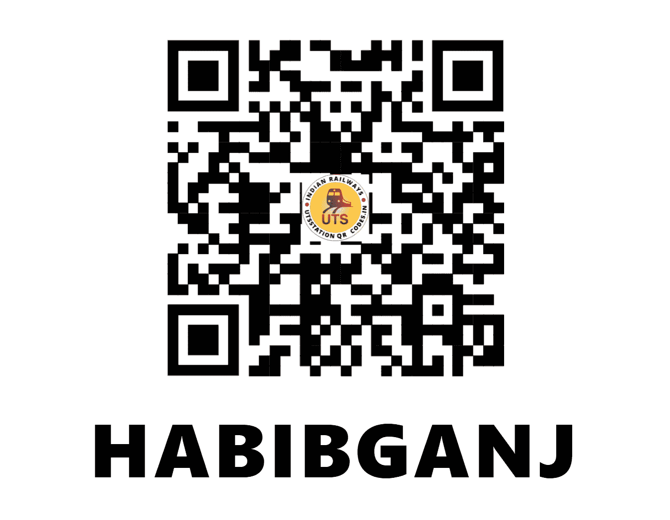 UTS QR Code for HABIBGANJ - HBJ (WC - )