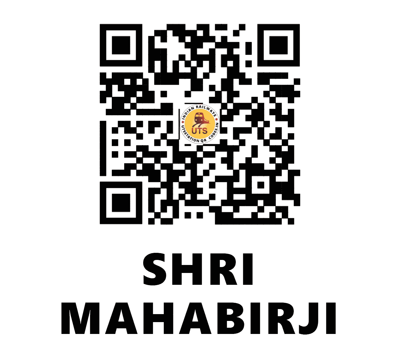 UTS QR Code for SHRI MAHABIRJI - SMBJ (WC - )