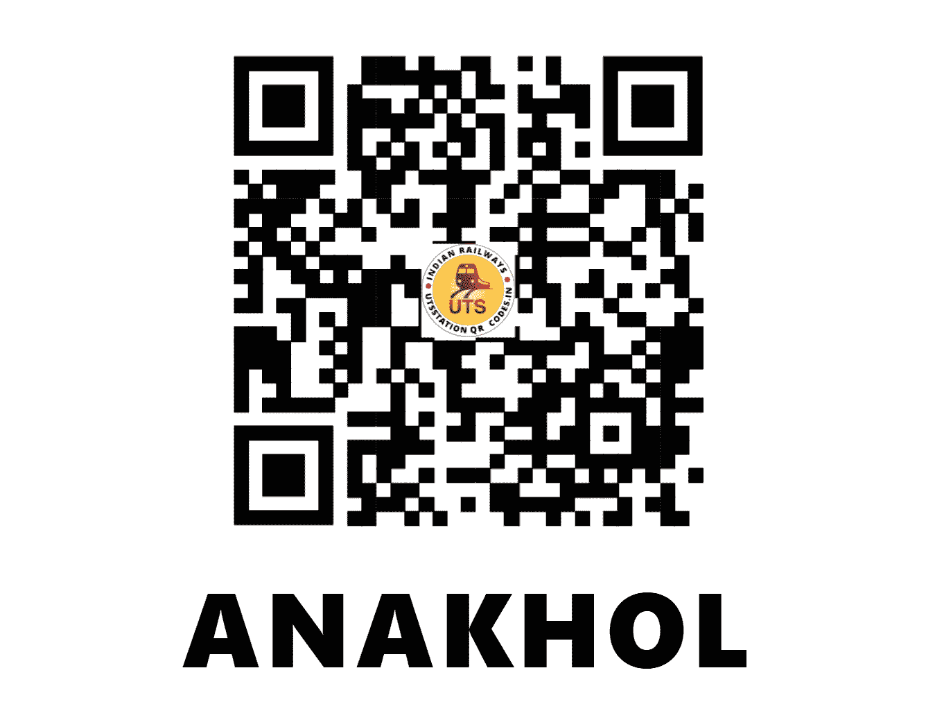 UTS QR Code for ANAKHOL - AKL (WR - )