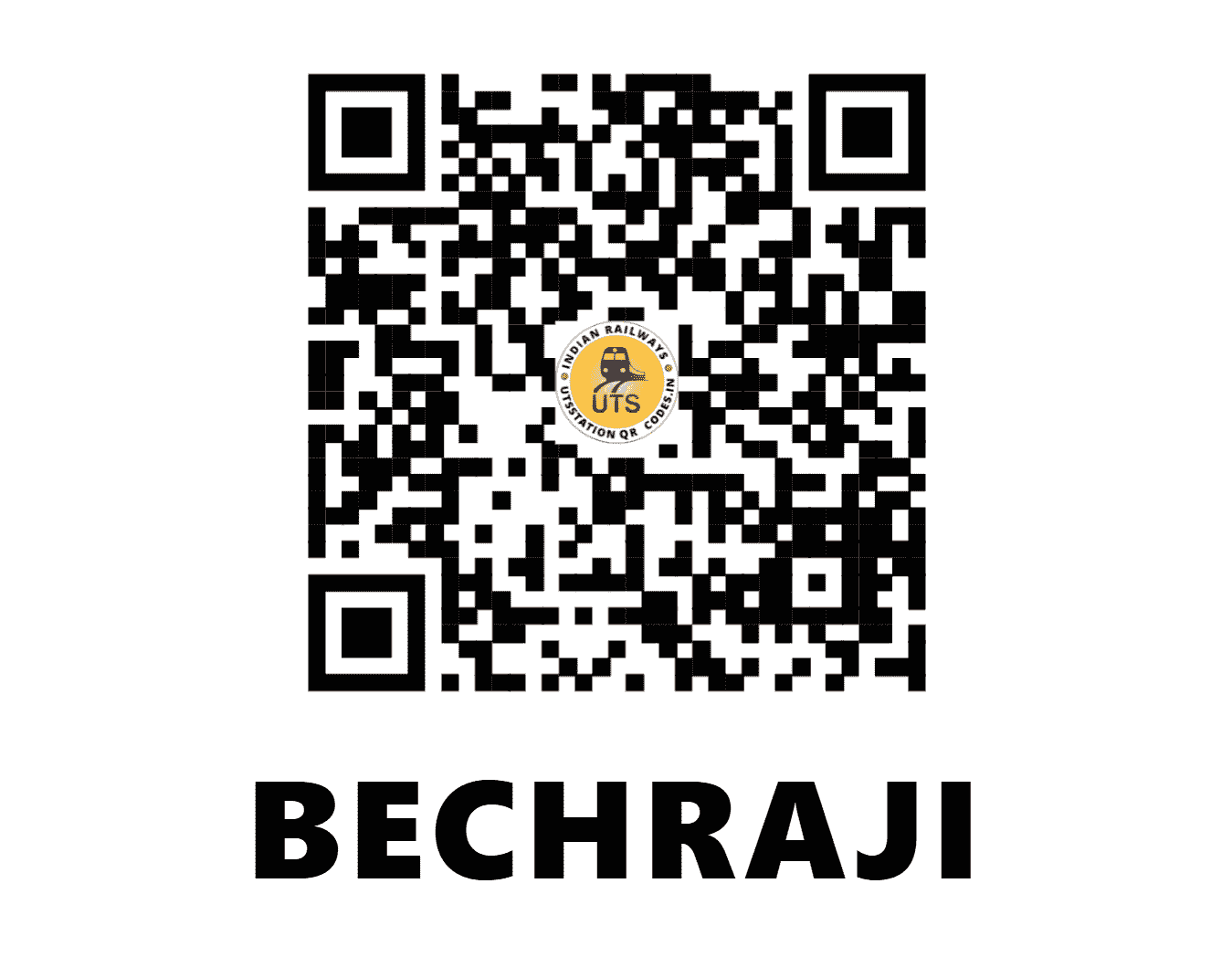 UTS QR Code for BECHRAJI - BHRJ (WR - )