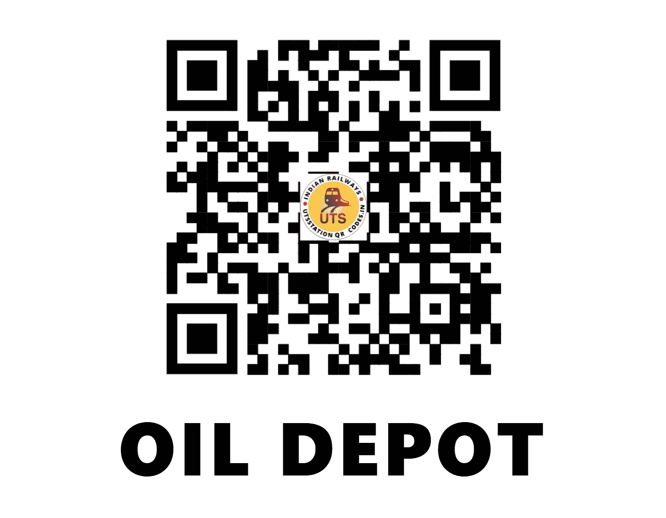 UTS QR Code for OIL DEPOT - BPTO (WR - )
