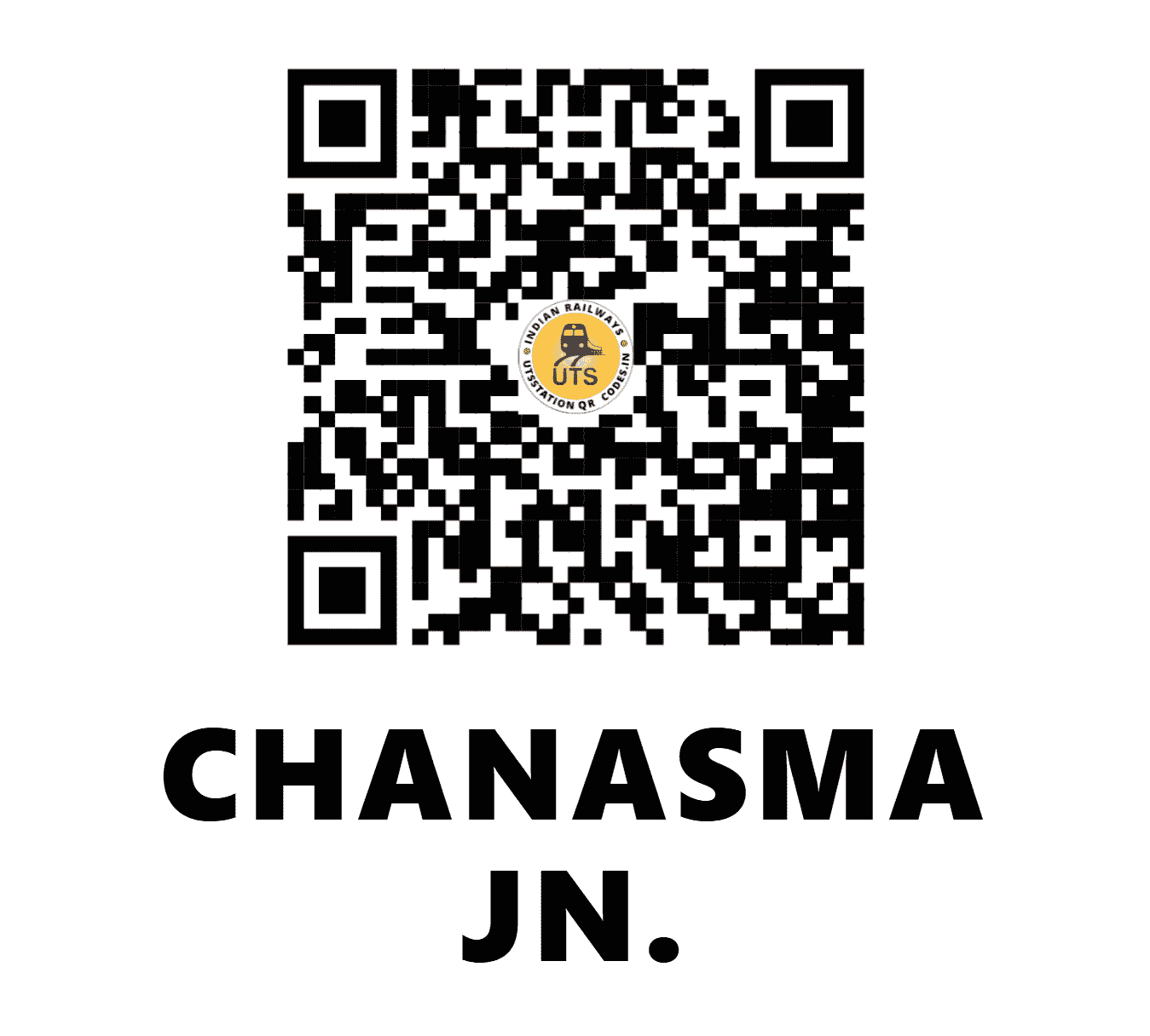UTS QR Code for CHANASMA JN. - CSMA (WR - )