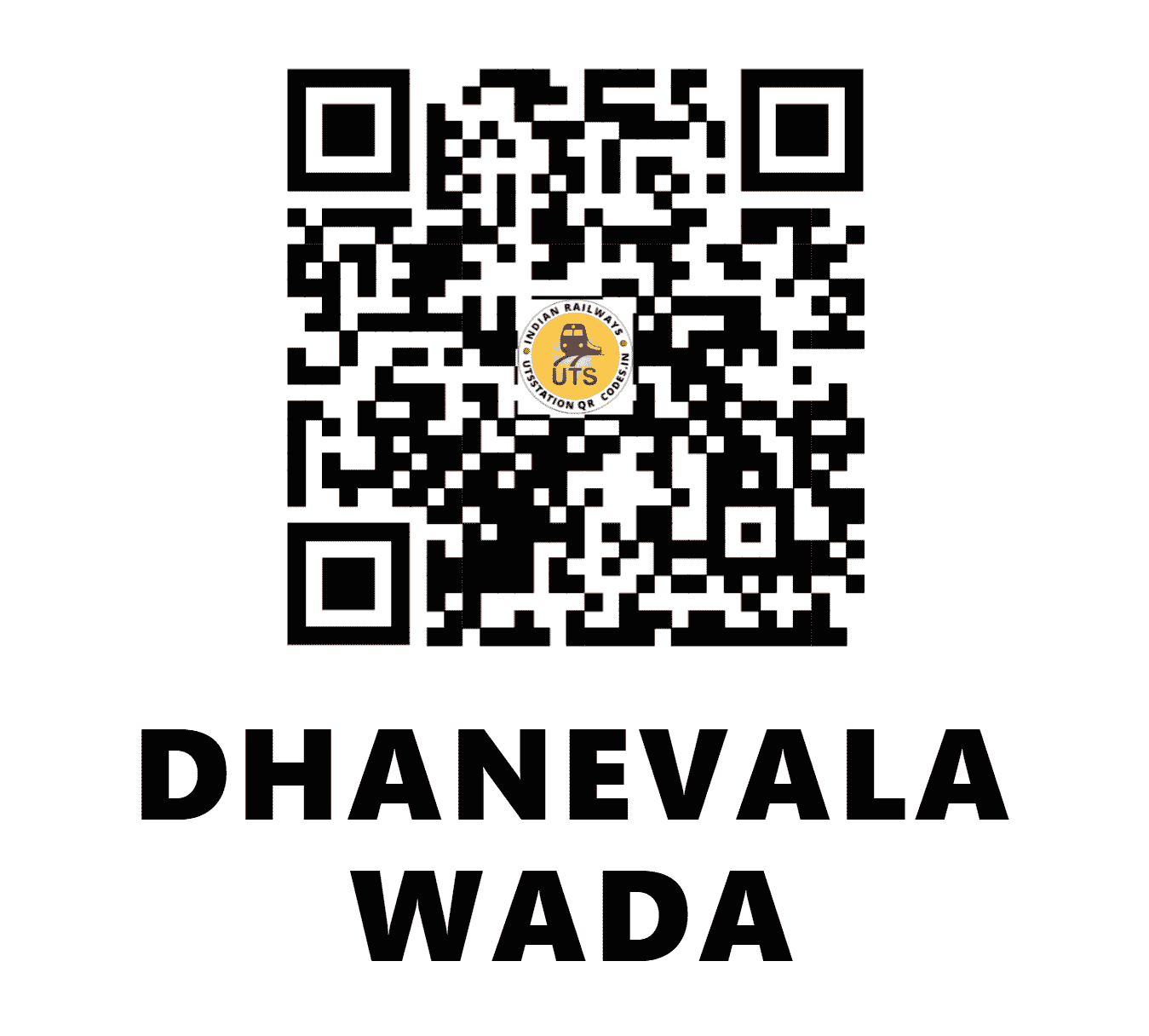 UTS QR Code for DHANEVALA WADA - DHVR (WR - )