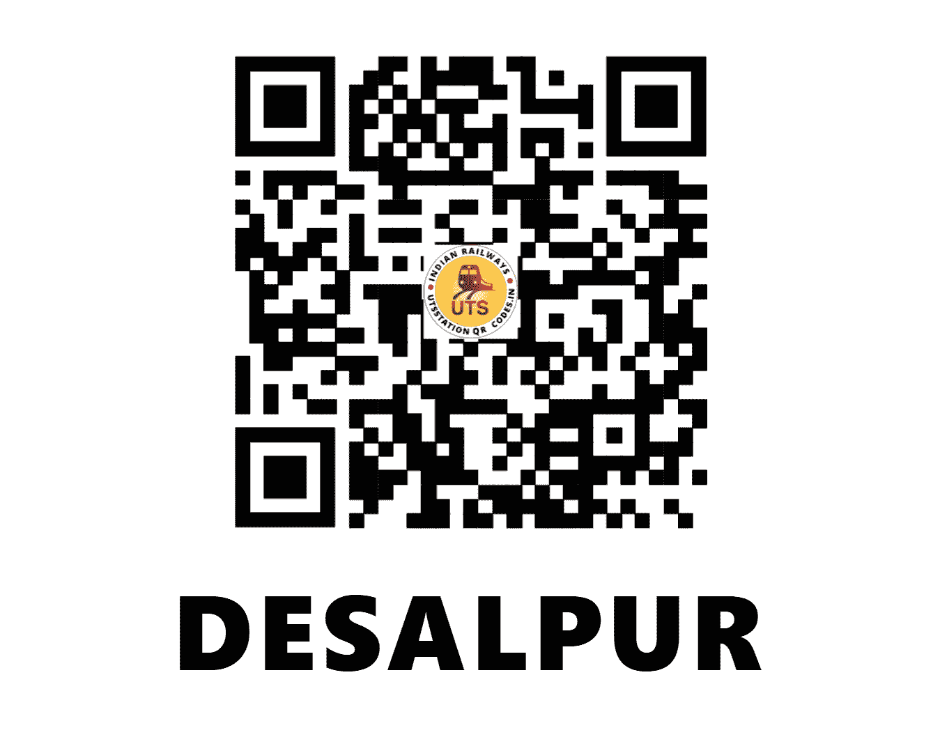 UTS QR Code for DESALPUR - DSLP (WR - )