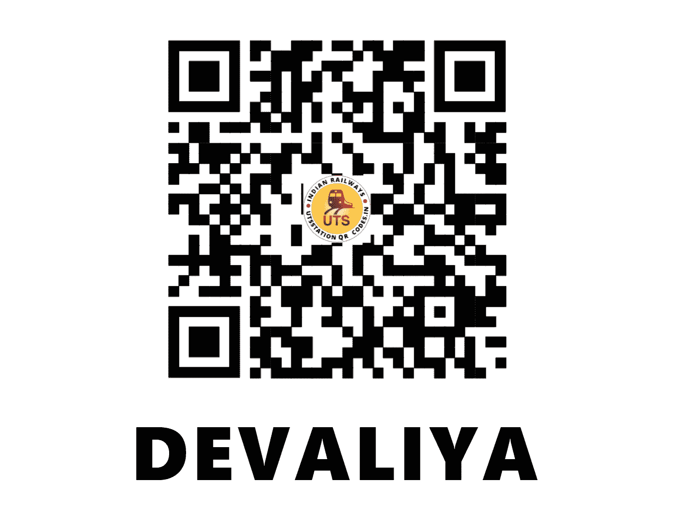 UTS QR Code for DEVALIYA - DVY (WR - )
