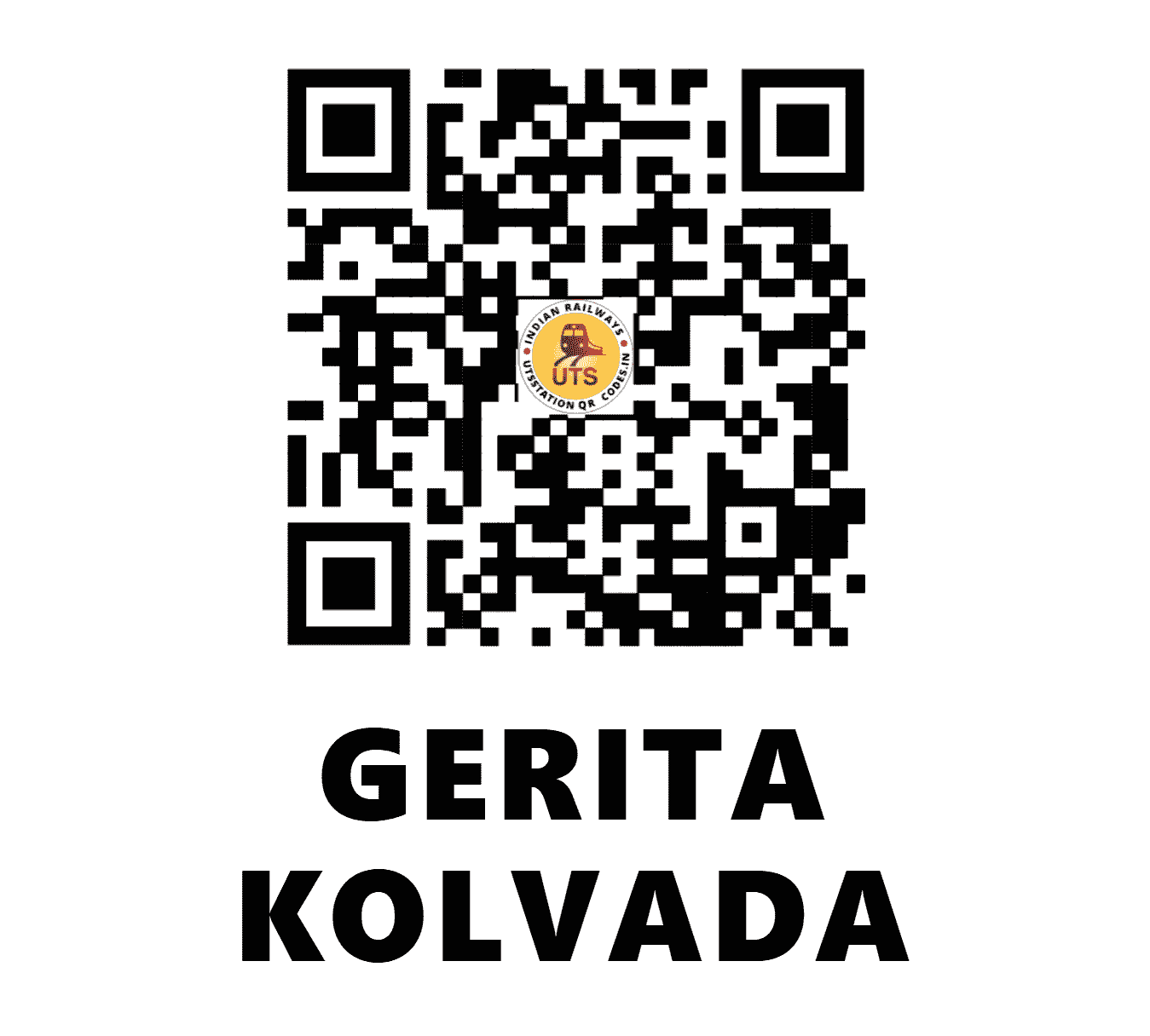 UTS QR Code for GERITA KOLVADA - GTKD (WR - )