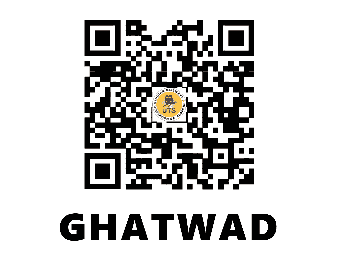 UTS QR Code for GHATWAD - GTWD (WR - )