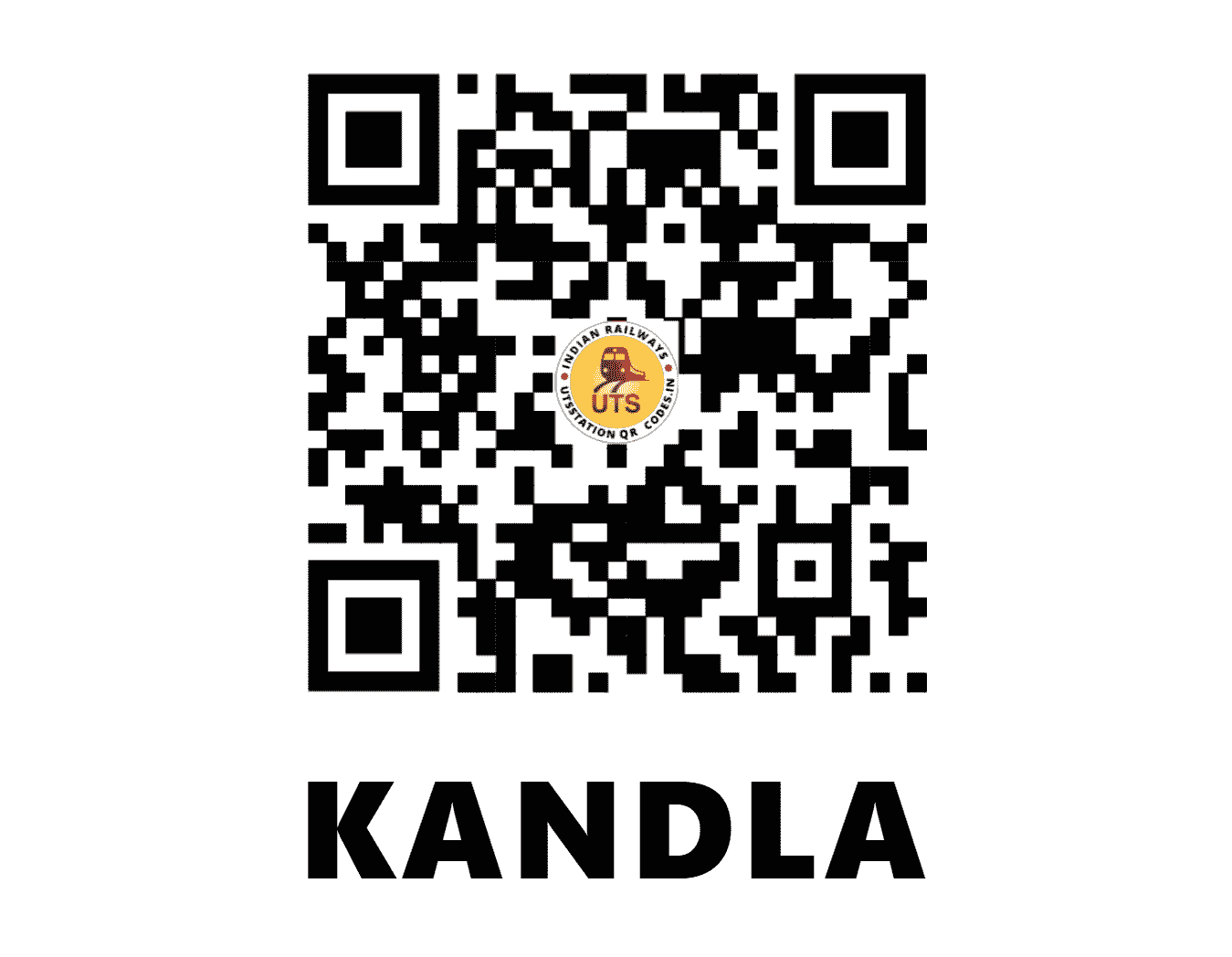 UTS QR Code for KANDLA - KAND (WR - )
