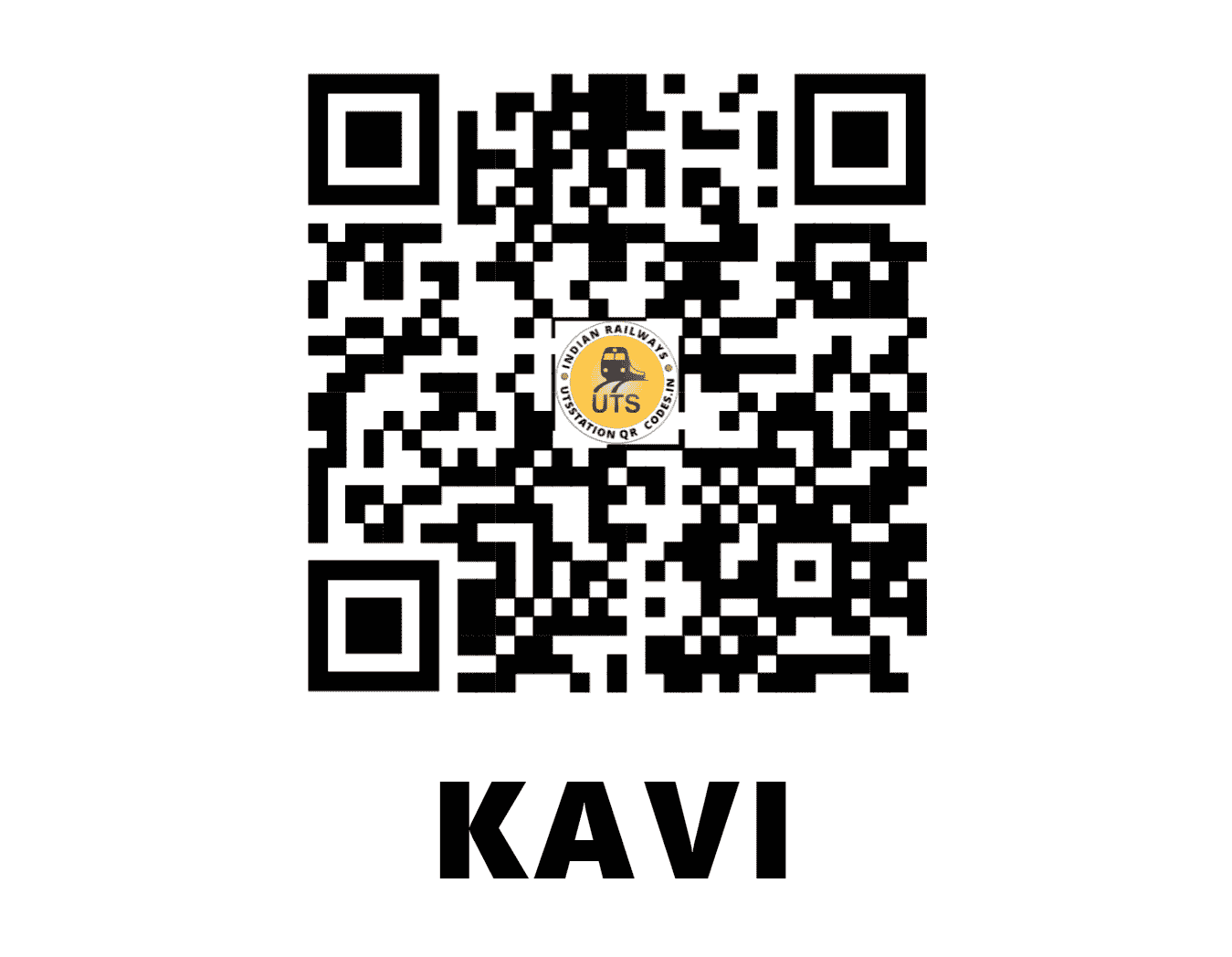 UTS QR Code for KAVI - KAVI (WR - )