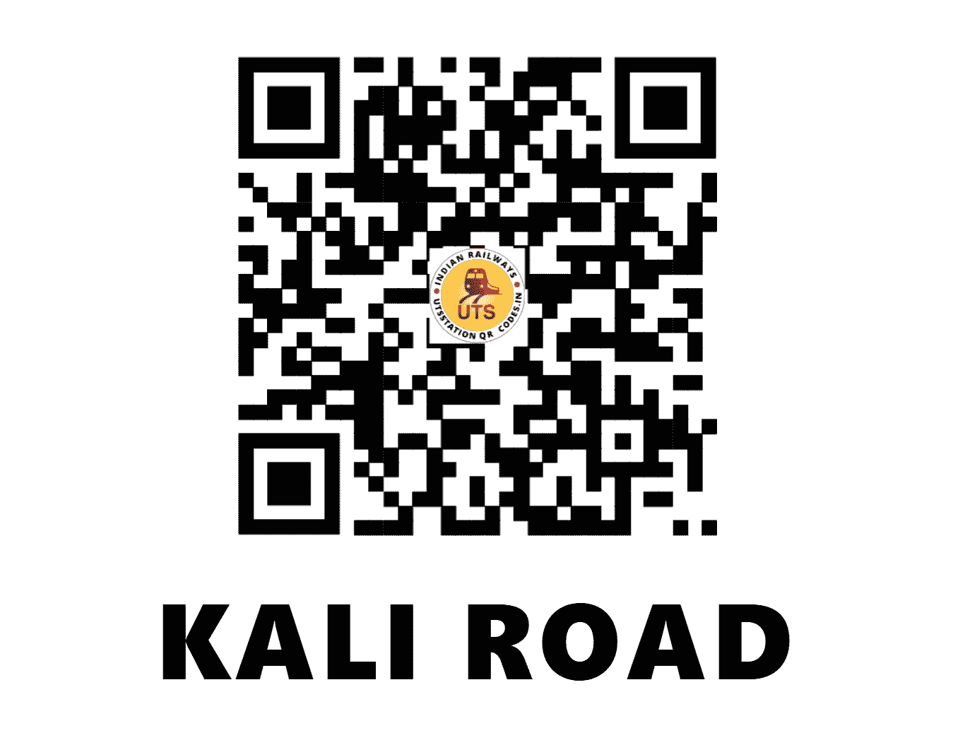 UTS QR Code for KALI ROAD - KLRD (WR - )