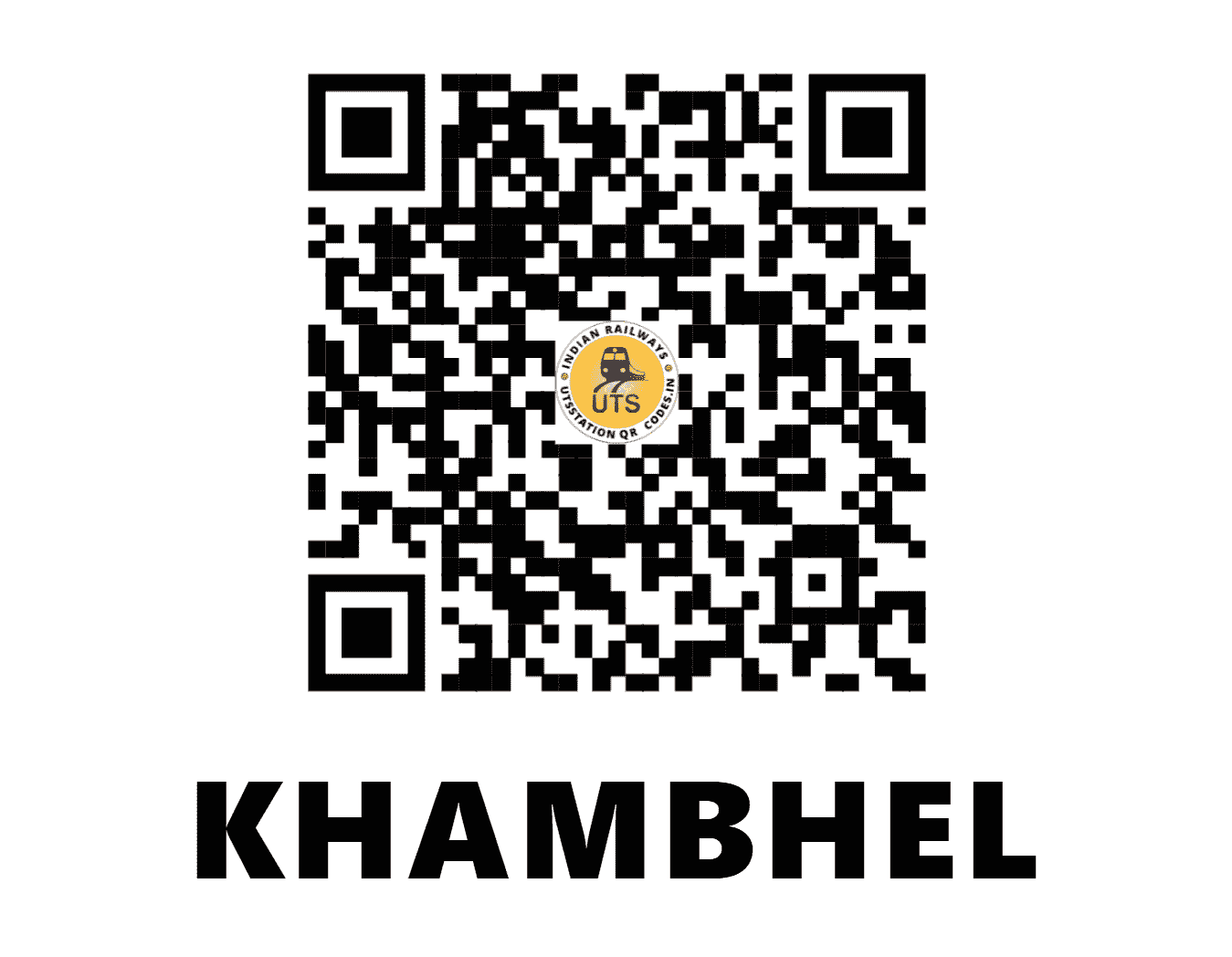 UTS QR Code for KHAMBHEL - KVH (WR - )