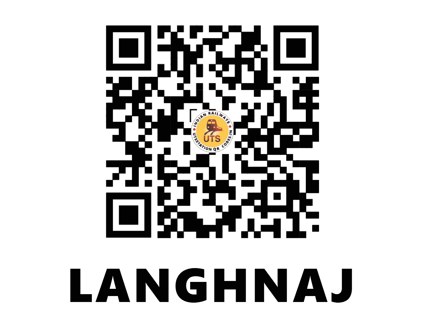 UTS QR Code for LANGHNAJ - LNJ (WR - )