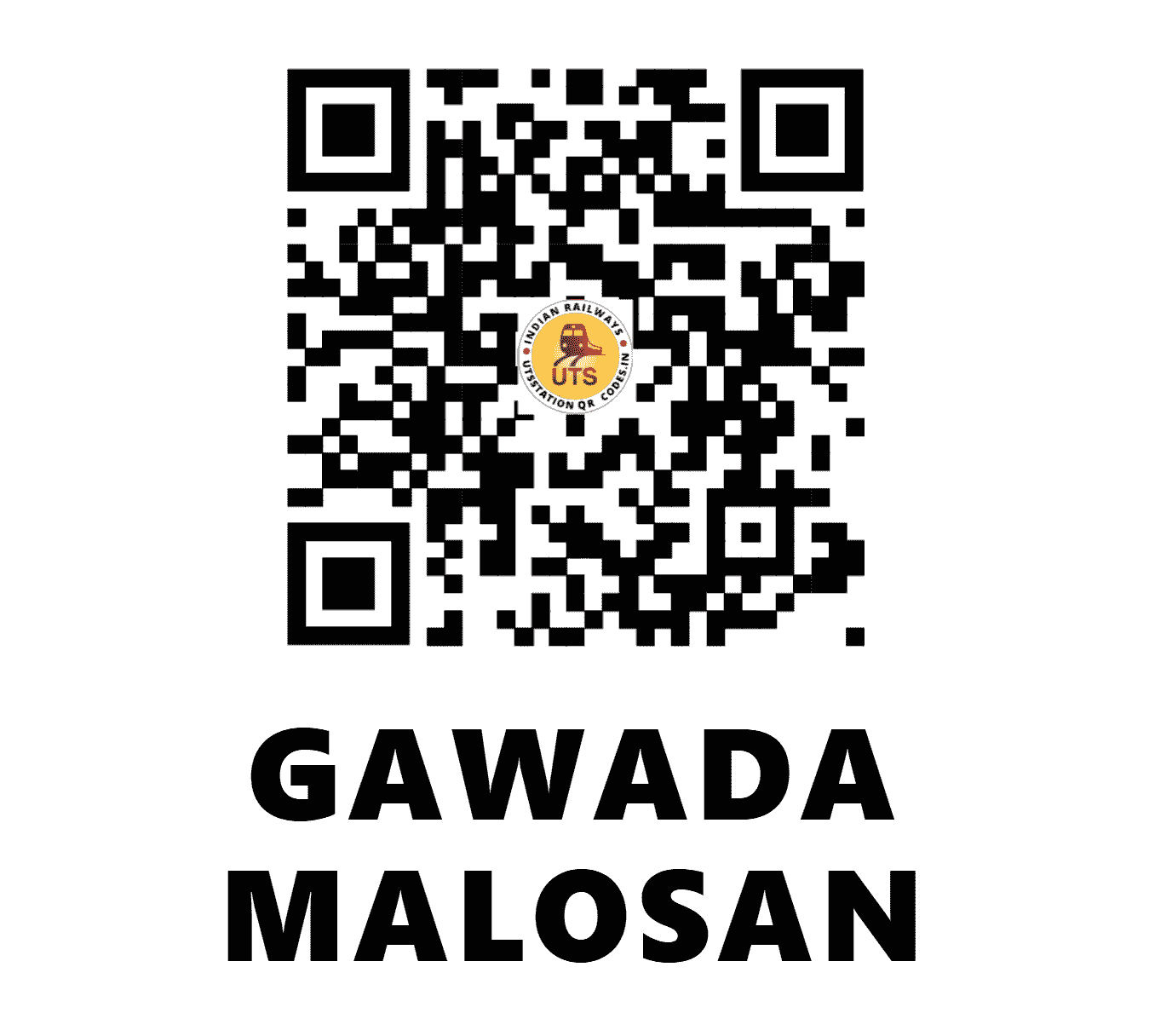 UTS QR Code for GAWADA MALOSAN - MLNR (WR - )