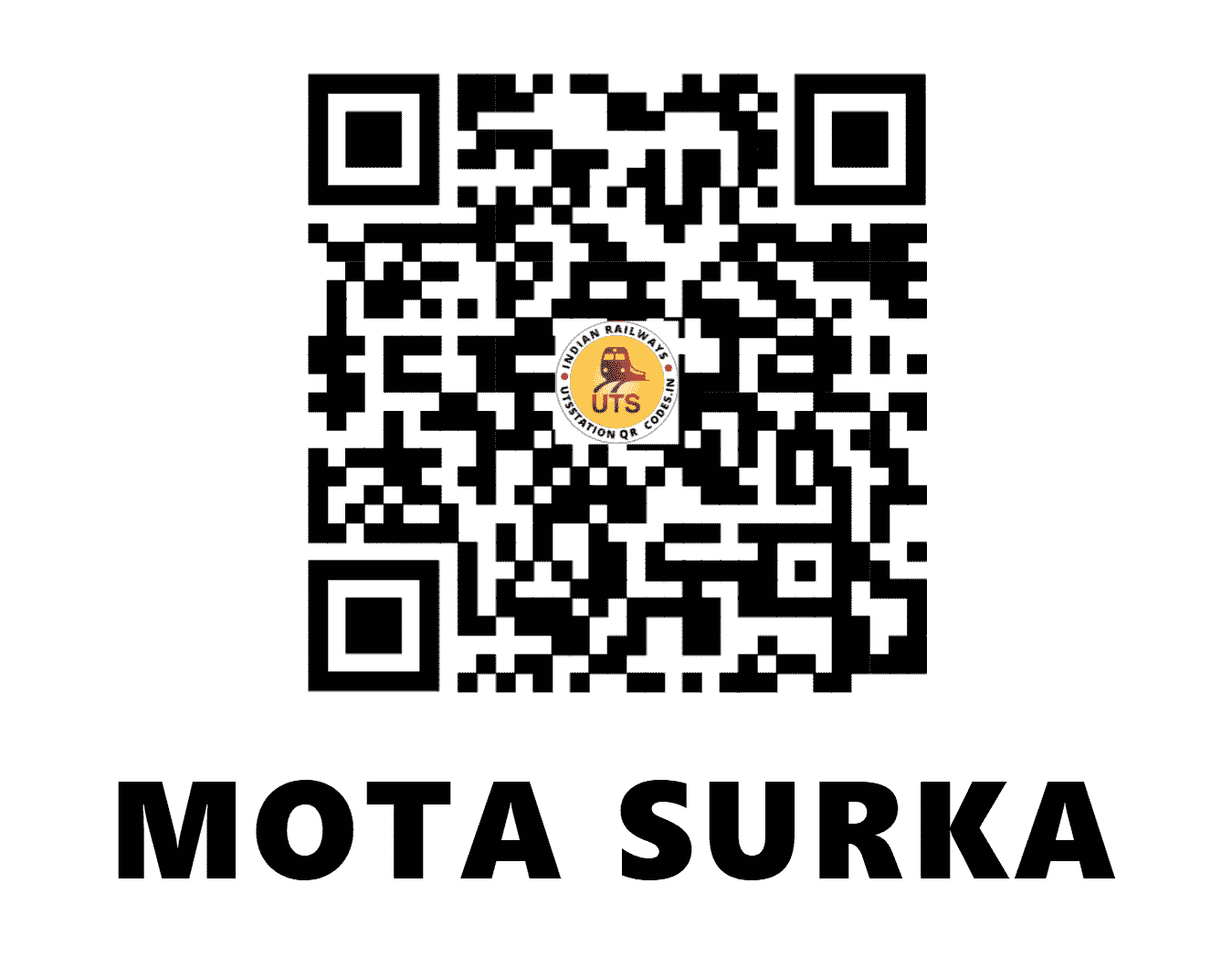 UTS QR Code for MOTA SURKA - MTSK (WR - )