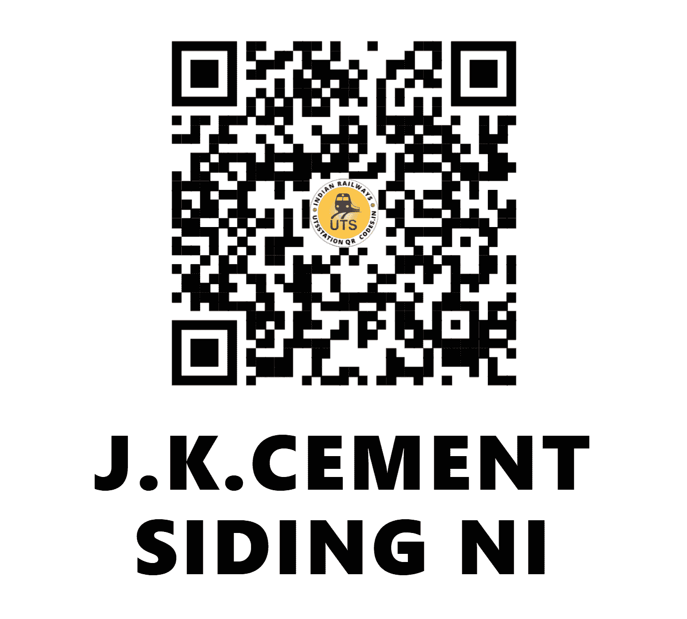 UTS QR Code for J.K.Cement Siding Ni - NBHS (WR - )