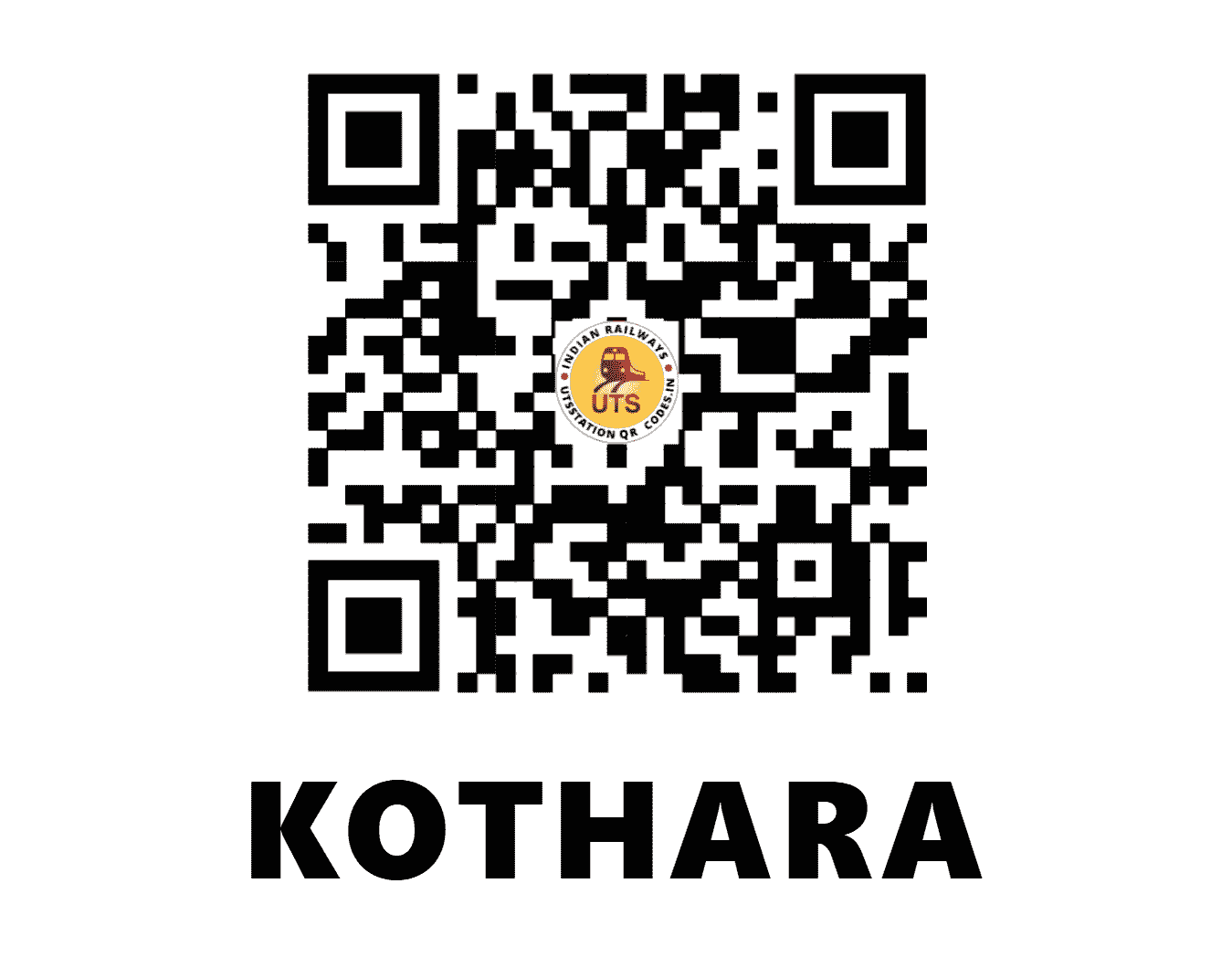 UTS QR Code for KOTHARA - QTR (WR - )