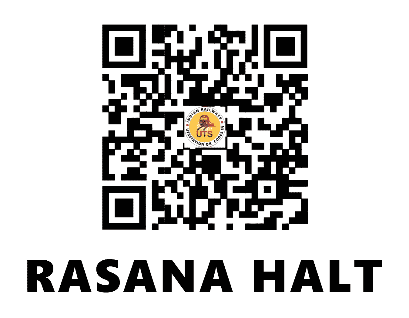 UTS QR Code for RASANA HALT - RSNA (WR - )