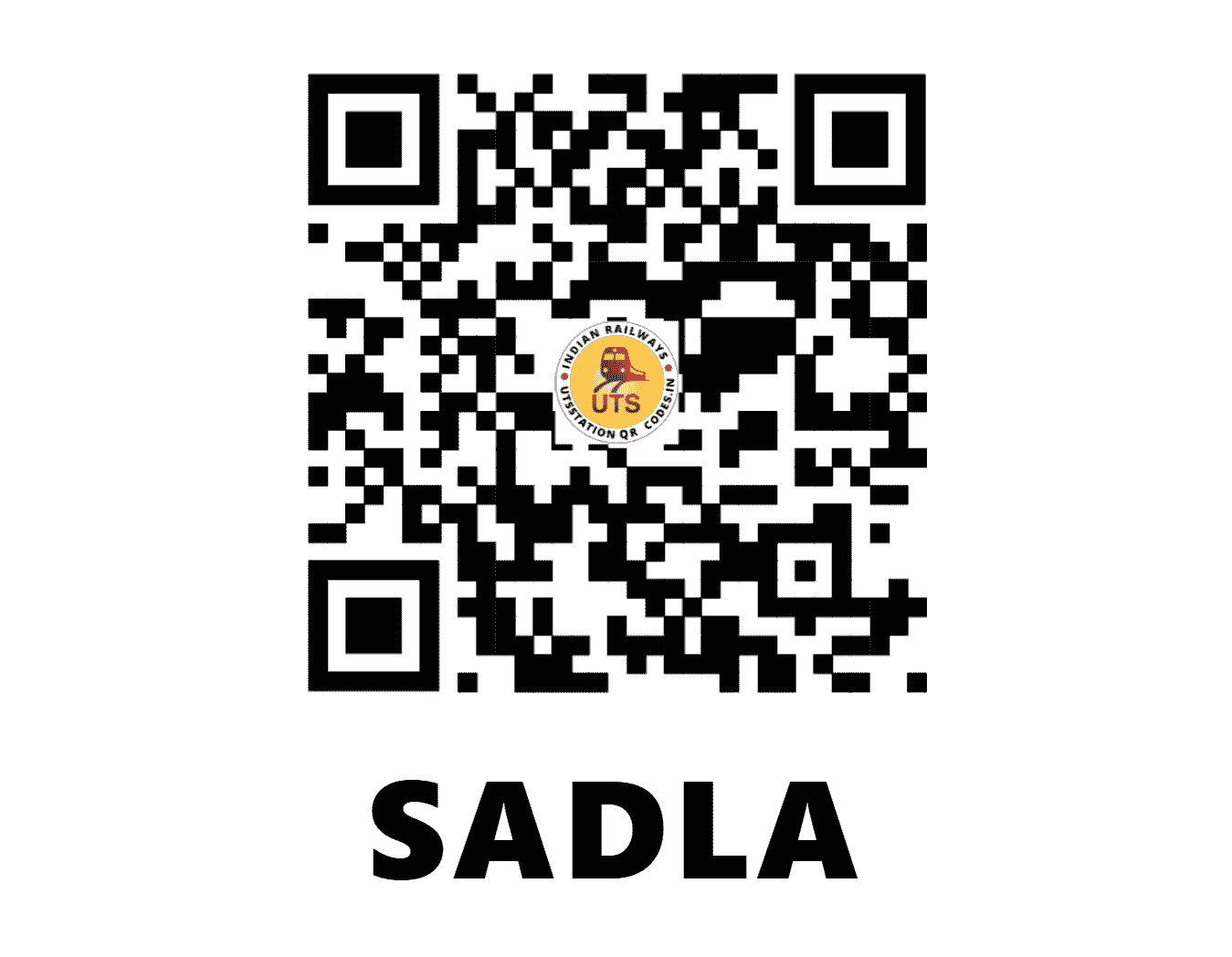 UTS QR Code for SADLA - SADL (WR - )