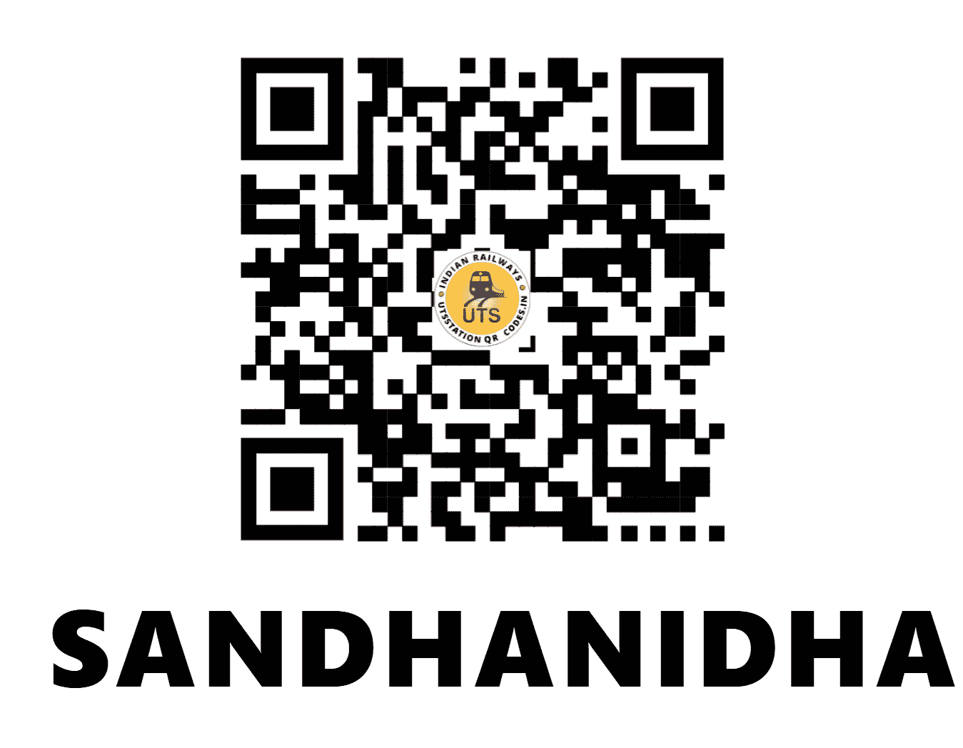 UTS QR Code for SANDHANIDHAR - SDHR (WR - )