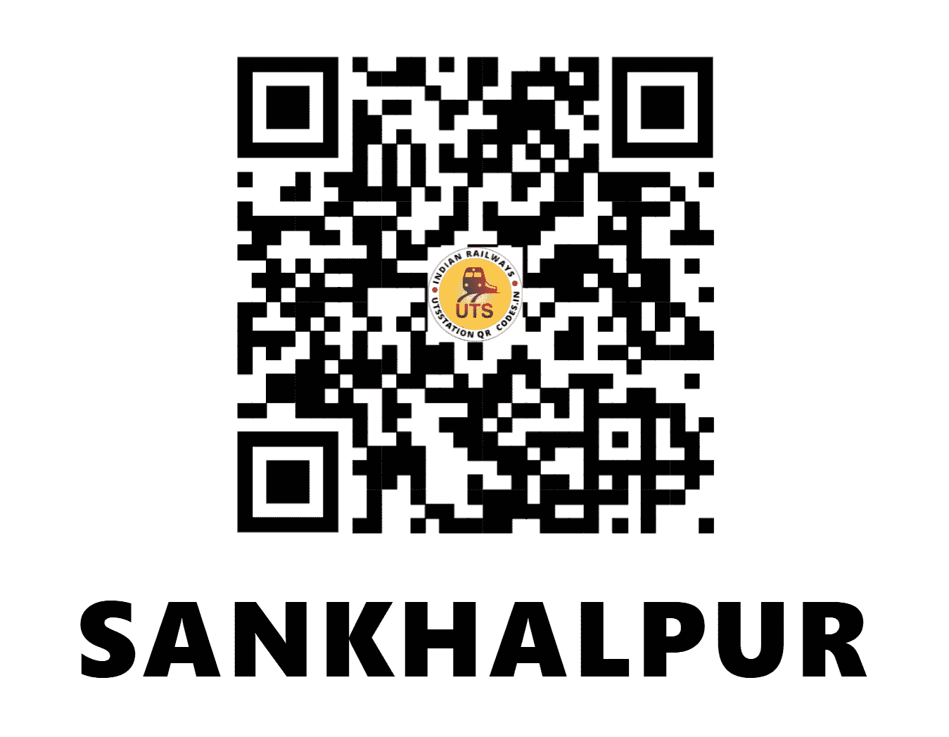 UTS QR Code for SANKHALPUR - SNKP (WR - )