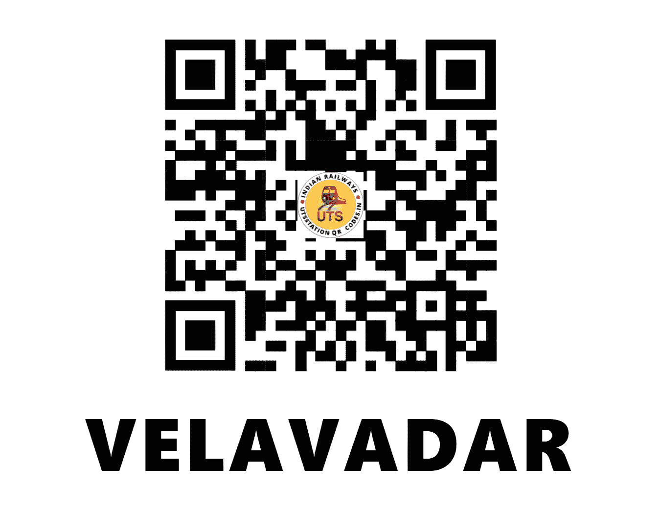 UTS QR Code for VELAVADAR - VAD (WR - )