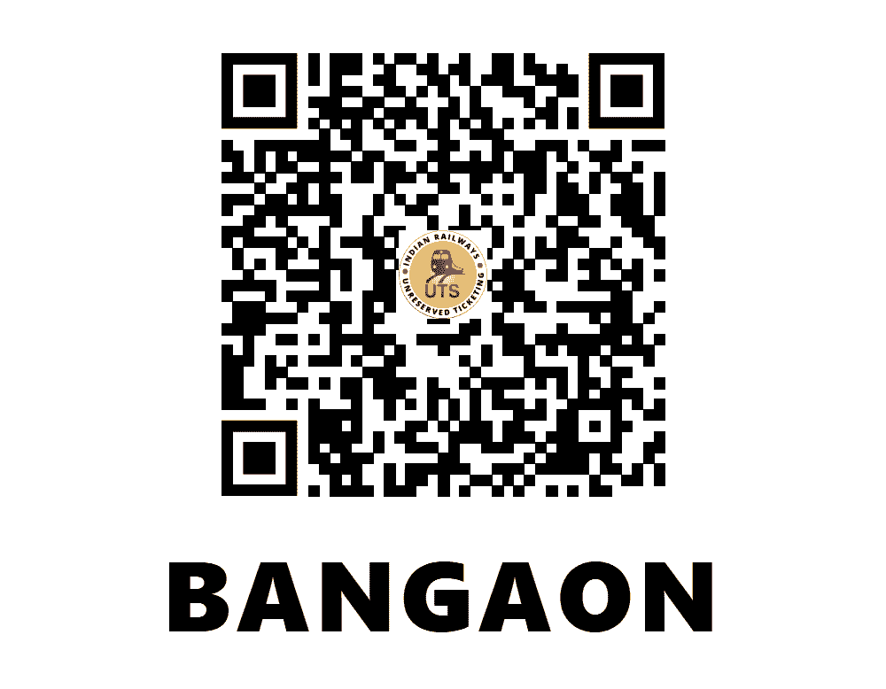 UTS QR Code for Bangaon - BNJ