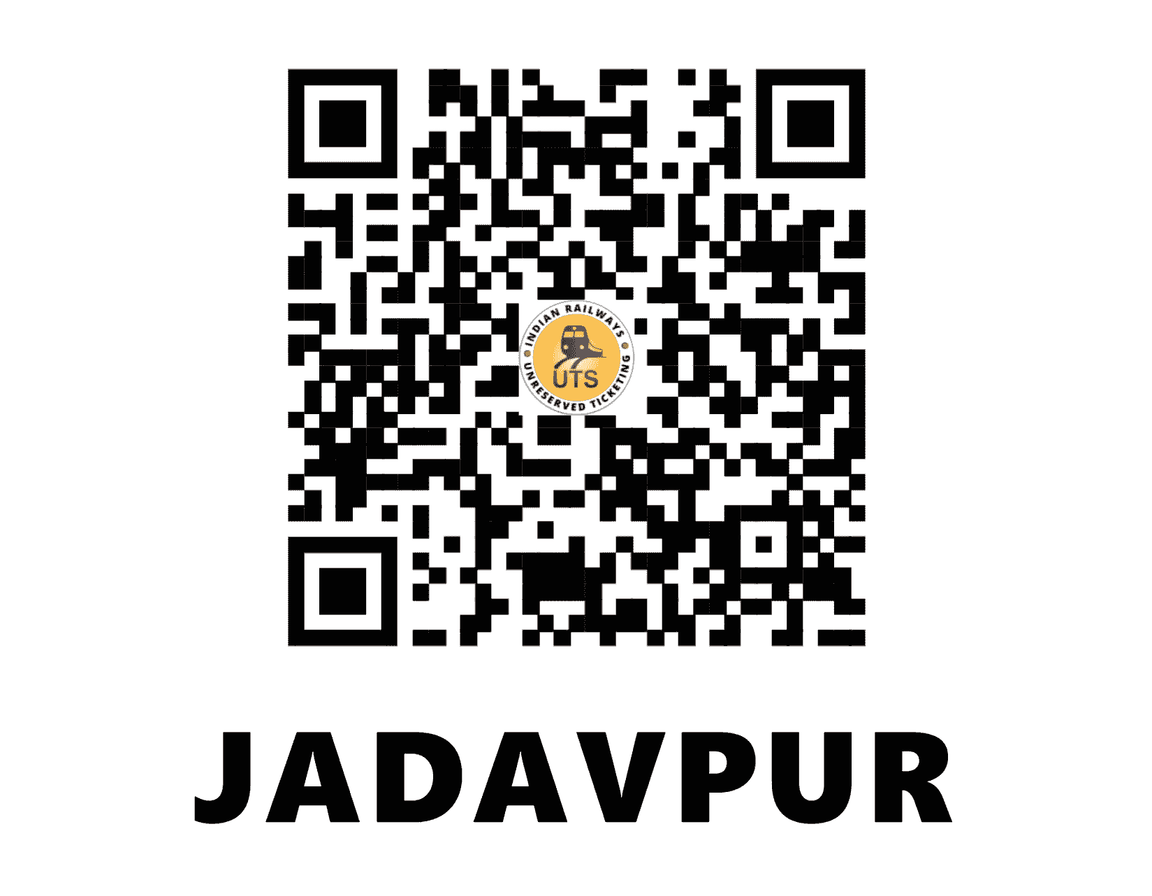 UTS QR Code for Jadavpur - JDP