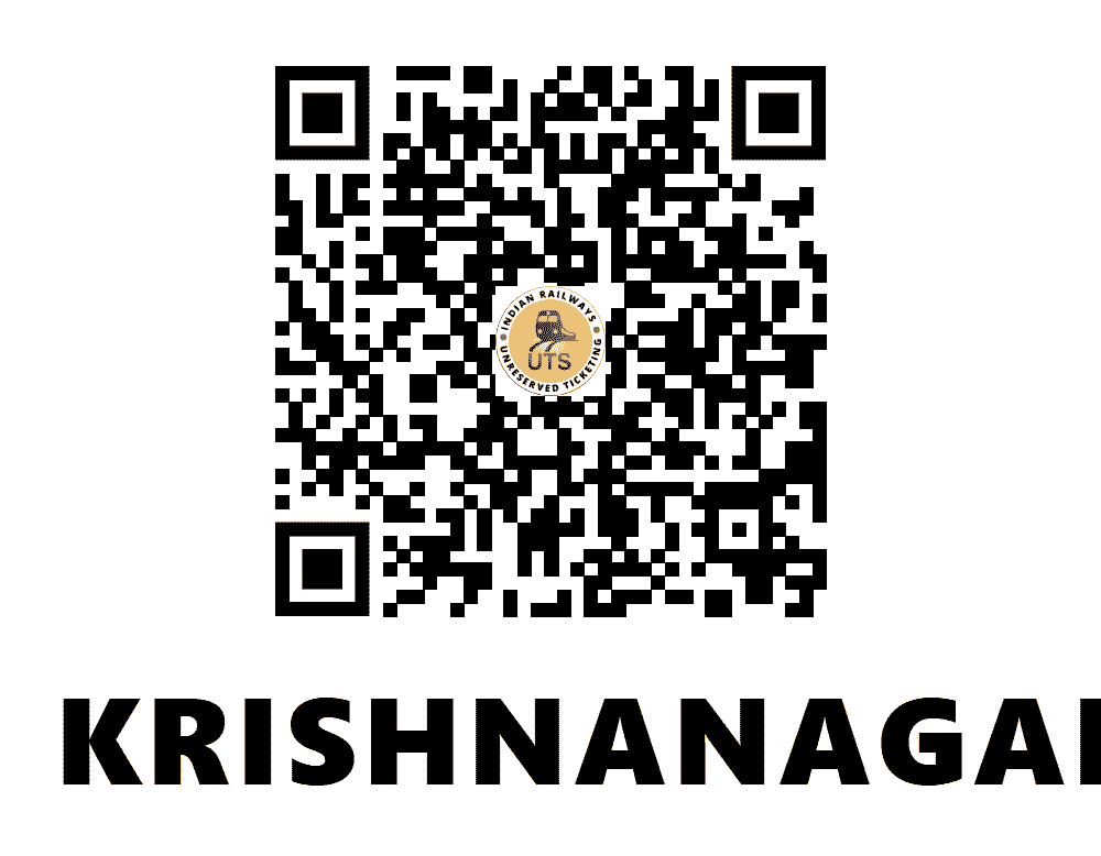 UTS QR Code for Krishnanagar - KNJ